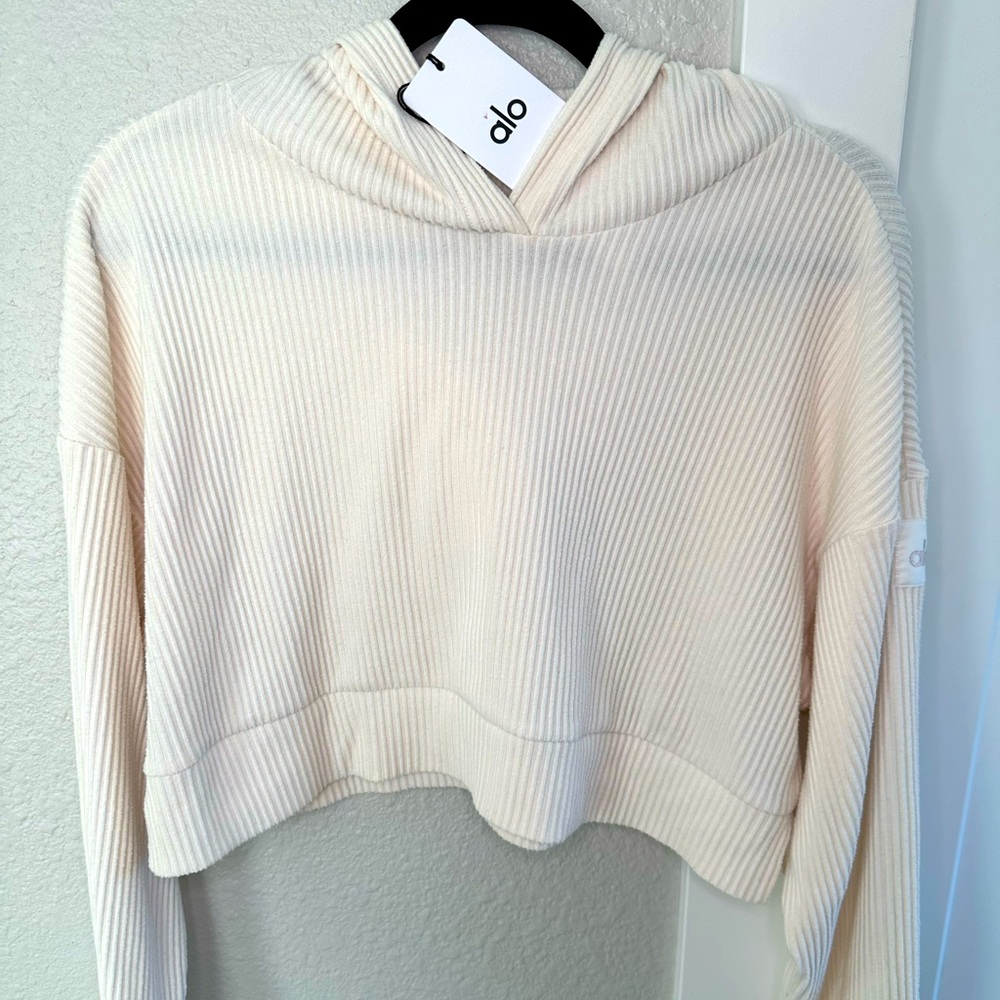 ALO Yoga Ivory Muse Hoodie
